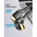 Кабель HDMI-HDMI v.2.0 Vention 4K 60Hz 18Gbps 30AWG 90 HDR Video gold-plated 1.5m Black (AAR-B)