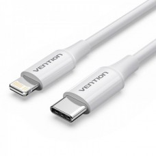 Кабель Type-C-Lightning Vention TPE PVC Mfi C94 PD 30W 3A 480Mbps 1.5m White (LAKWG)