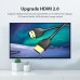 Кабель HDMI-HDMI v.2.0 Vention Portable PVC Shell 4K 60Hz 18Gbps gold-plated 0.5m Black (AAIBD)