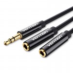 Кабель Audio 3.5мм-3.5мм Vention F/2xM TPE Jaket headset+earphone 0.3m Black (BBSBY) Кабель Audio 3.5мм-3.5мм Vention F/2xM TPE Jaket headset+earphone 0.3m Black (BBSBY)