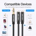 Кабель Audio 3.5мм-3.5мм Vention F/2xM TPE Jaket headset+earphone 0.3m Black (BBSBY)