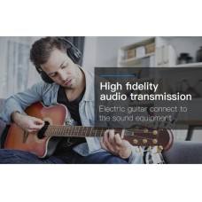 Кабель Audio 6.35мм-6.35мм Vention F/F PVC Shell gold-plated 1m Black (BAABF)