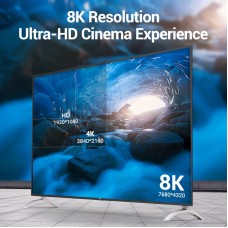 Кабель HDMI-HDMI v.2.1 Vention PVC Shell 8K 60Hz 4K 120Hz 48Gbps HDR 3D 3m Black (AANBI)