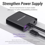 Адаптер HDMI-VGA Vention 0.2m со звуком и питанием Plug and play Black (ACEB0)