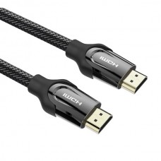 Кабель HDMI-HDMI v.2.0 Vention 4K 60Hz 18Gbps Nylon Braided 3m Black (VAA-B05-B300)