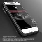 Чехол бампер металлический Luphie для Samsung Galaxy S6 G920 Black