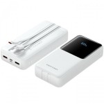 УМБ Vention 20000mAh PD 22.5W 3A 1Type-C 2USB Built-in White (FHPW0) УМБ Vention 20000mAh PD 22.5W 3A 1Type-C 2USB Built-in White (FHPW0)