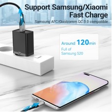 Сетевое зарядное устройство 1USB Vention 18W QC3.0 2.4A Black (FABB0-EU)