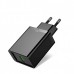 Сетевое зарядное устройство 1USB Vention 18W QC3.0 2.4A Black (FABB0-EU)