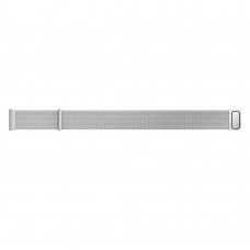 Браслет металлический SK Milanese для Samsung Xiaomi Huawei Garmin Suunto 20mm Silver
