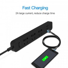 Кабель Vention USB-MicroUSB PVC Flat 0.5m Black (VAS-A08-B050)