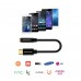 Адаптер Type-C-3.5мм Vention gold-plated 0.1m Black (BGСBA)