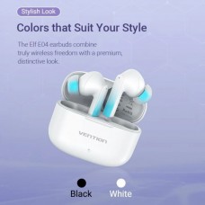 Наушники гарнитура вакуумные Bluetooth 5.3 TWS Vention Elf Earbuds E04 White (NBIW0)