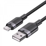 Кабель USB-Type-C Vention Alum Alloy Shell 3A 60W 480Mbps 2m Black (CTNBH) Кабель USB-Type-C Vention Alum Alloy Shell 3A 60W 480Mbps 2m Black (CTNBH)
