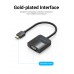 Адаптер MiniHDMI-VGA v.1.4 Vention 1080P 60Hz 0.15m 3.5 audio microusb power Black (AGABB)