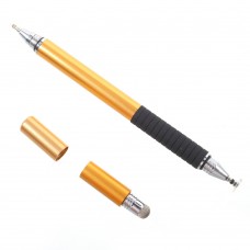 Стилус ручка SK 3 в 1 Capacitive Drawing Point Ball Gold