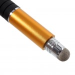 Стилус ручка SK 3 в 1 Capacitive Drawing Point Ball Gold