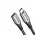 Удлинитель Type-C-Type-C 3.2 Vention Nylon M/F Thunderbolt 3 4K 60Hz PD 100W 10Gbps 5A 1m Grey (TABHH)