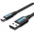 Кабель USB-MiniUSB 2.0 5pin Vention PVC Round 0.25m Black (COMBC)