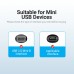 Кабель USB-MiniUSB 2.0 5pin Vention PVC Round 0.5m Black (COMBD)