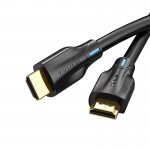 Кабель HDMI-HDMI v.2.1 Vention PVC Shell 8K 60Hz 4K 120Hz 48Gbps HDR 3D 5m Black (AANBJ) Кабель HDMI-HDMI v.2.1 Vention PVC Shell 8K 60Hz 4K 120Hz 48Gbps HDR 3D 5m Black (AANBJ)