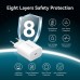 Сетевое зарядное устройство Vention 1Type-C 20W 3A + USB-C to Lightning cable М-М White
