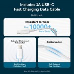 Сетевое зарядное устройство Vention 1Type-C 20W 3A + USB-C to Lightning cable М-М White
