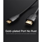 Кабель HDMI-miniHDMI v.2.0 Vention 4K 60Hz 18Gbps HDR Video Dolby Audio 1.5m Black (VAA-D02-B150) Кабель HDMI-miniHDMI v.2.0 Vention 4K 60Hz 18Gbps HDR Video Dolby Audio 1.5m Black (VAA-D02-B150)