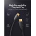 Кабель HDMI-miniHDMI v.2.0 Vention 4K 60Hz 18Gbps HDR Video Dolby Audio 1.5m Black (VAA-D02-B150)