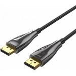 Кабель DisplayPort-DisplayPort v1.4 Vention Optical Zinc PVC 8K 60Hz 4K 144Hz 2K 165Hz 32Gbps 15m Black (HCBBN)