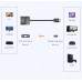 Адаптер HDMI-VGA v.1.4 Vention 1080P 60Hz 0.15m 3.5 audio microusb power Black (ACFBB)