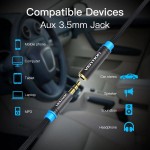 Удлинитель Audio Aux 3.5мм-3.5мм M/F Vention gold-plated 1.5m Black (VAB-B06-B150-M)