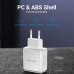 Сетевое зарядное устройство 3USB Vention 17W QC3.0 2.4A White (DC5307-W)