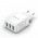 Сетевое зарядное устройство 3USB Vention 17W QC3.0 2.4A White (DC5307-W)