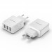Сетевое зарядное устройство 3USB Vention 17W QC3.0 2.4A White (DC5307-W)