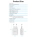 Сетевое зарядное устройство 3USB Vention 17W QC3.0 2.4A White (DC5307-W)