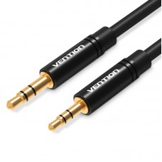 Кабель Audio Aux 3.5мм-2.5мм Vention F/F 29AWG gold-plated 1.5m Black (BALBG)
