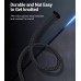 Кабель Type-C-Type-C Vention TPE Nylon PD 100W 5A 480Mbps nickel-plated 1m Grey (TAEHF)