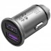 Автомобильное зарядное устройство Vention 2USB 30W 5A QC3.0 Gray Mini Aluminium Alloy Gray (FFEH0)