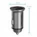 Автомобильное зарядное устройство Vention 2USB 30W 5A QC3.0 Gray Mini Aluminium Alloy Gray (FFEH0)