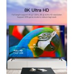 Кабель HDMI-HDMI v.2.1 Vention Optical PVC 8K 60Hz 4K 120Hz 48Gbps Dolby 7.1 80m Black (AAZBAF)