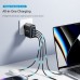 Сетевое зарядное устройство Vention 1USB 3Type-C GaN PD 140W 3A PPS PD3.1+QC3.0 White (FEIW0-EU)