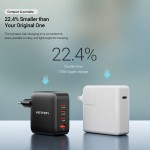 Сетевое зарядное устройство Vention 1USB 3Type-C GaN PD 140W 3A PPS PD3.1+QC3.0 White (FEIW0-EU) Сетевое зарядное устройство Vention 1USB 3Type-C GaN PD 140W 3A PPS PD3.1+QC3.0 White (FEIW0-EU)