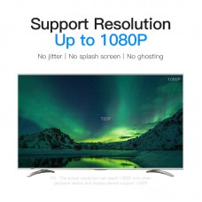 Кабель HDMI-DVI-D v.1.4 Vention (DVI 24+1) 1080P 60Hz gold-plated 0.5m Black (ABFBD)