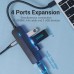 USB HUB Vention Type-C-RJ45-USB 100M Ethernet Black (TGPBB)