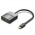 Адаптер Type-C-HDMI v.1.4 Vention 4K 30Hz gold-plated 0.15m Black (TDCBB)