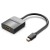 Адаптер Type-C-HDMI v.1.4 Vention 4K 30Hz gold-plated 0.15m Black (TDCBB)