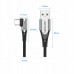 Кабель USB-Type-C Vention 90 прямой угол nickel-plated 3A 480Mbps 1m Black (COEHF)