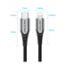 Кабель Type-C-Lightning Vention TPE Nylon Mfi C94 PD 18W 3A 480Mbps 2m Grey (TACHH)