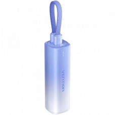 УМБ Vention 5000mAh 20W PD 1Type-C 3A In/Out Lightning In/Out with cable Gradient Blue
